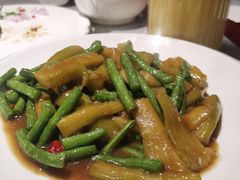 茄子炒豇豆-湖庭壹品鸭王·传统北京烤鸭·别墅私房菜·庭院宵夜(江宁店)