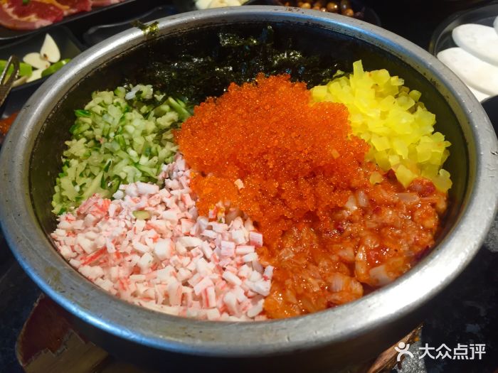 九田家果木烤肉(万达店)鱼籽拌饭图片