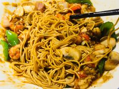 酱爆牛蛙面-十面春风·江南面馆(崇宁路店)