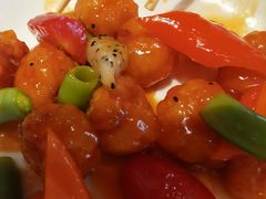 菠萝咕咾鸡球肉-玫瑰厅上海菜(兴国路店)