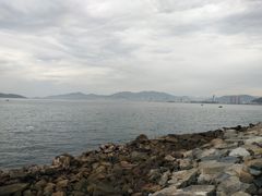 远眺芽庄市区-越海渔村