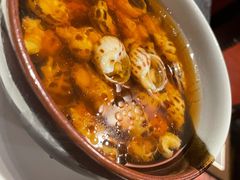 古越陈酿煮花螺-杭州西子湖四季酒店·金沙厅