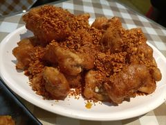 w招牌椒盐牛蛙-新大咀港式茶餐厅(宝山万达店)