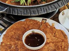 泡菜饼-喇喇排骨火锅·传统韩式脊骨汤(望京西园总店)