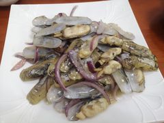 葱姜炒蛏子-叶存利海鲜大馅饺子(海宁路总店)