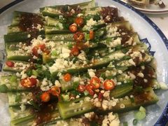 白灼秋葵-小郭私房菜·海肠捞饭店(学士街店)