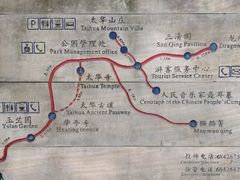 导游图-昆明滇池国家级风景名胜区西山景区