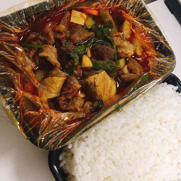 尹先生筋头巴脑牛肉饭-"外卖点评0015(*07 66 `*)1603筋