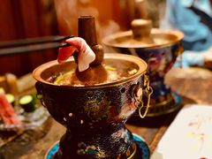 景泰蓝秘制清油麻辣锅-和院老火锅铜锅烧烤海鲜(朱雀大街店)