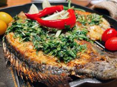 香茅草烤罗非鱼-云海肴·汽锅鸡·云南菜(天山百盛优客店)