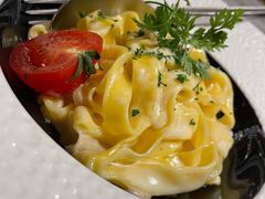 蘑菇蒜香柠檬奶油意大利面-燃扒房Steakhouse(皇庭店)
