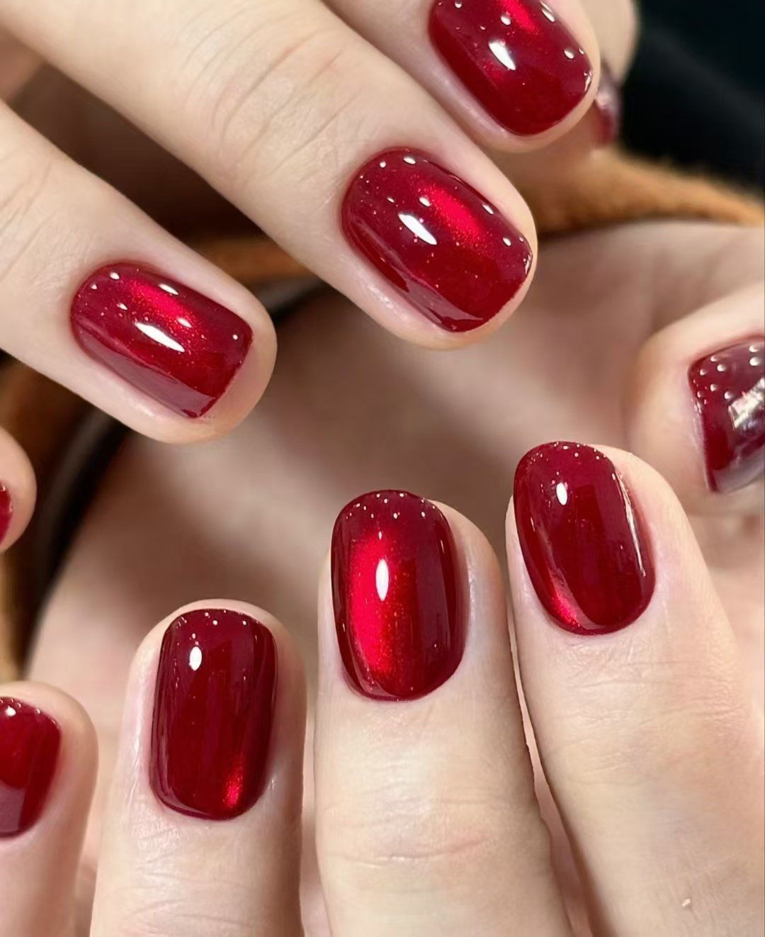 渐变红 指尖魅力