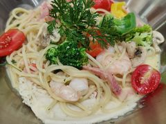 冰岛大虾球蟹棒意大利面-西语·炭烧牛排(卓越中寰店)