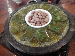 铁板野菜豆腐-农厨好味·温泉鹅·农家菜