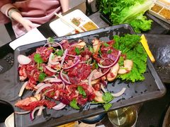 鲜拌香菇上脑-景家大乾烤肉(新村十区店)