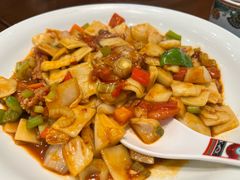 炒面片-巴依老爷新疆美食(牡丹园店)