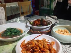 陈皮油爆虾-洪齐林老镇