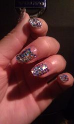 就是要闪！日本全进口亮片逆法式光疗甲-艾妃罗高科美肤美甲美睫健康管理