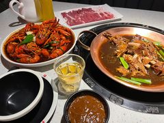 神仙黄焖小龙虾-京韵胡同·酱香羊蝎子火锅涮肉(长寿路店)