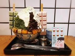 抹茶生乳かき氷-WONDER ICE 萬得冰田(建設路总店)