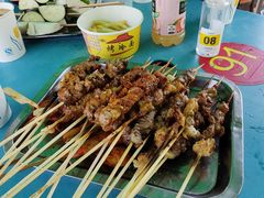 羊肉串-北京上庄水库尚野露天户外自助烧烤