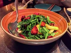 炝炒地菠菜-华豫川酒家(大卫城店)