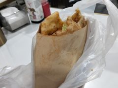 -小红车炸蛋葱油饼