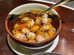古越陈酿煮花螺-杭州西子湖四季酒店·金沙厅