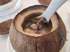 花旗参椰子乌鸡炖汤-喜相逢大酒楼(黄边南路店)