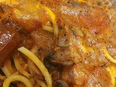 黑椒培根蘑菇意面-尊宝比萨(空港国际店)