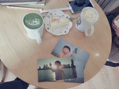 抹茶摩卡，焦糖玛奇朵和大理石-长颈鹿咖啡(大学路店)