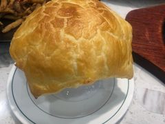 法式淡奶蘑菇鸡肉酥皮汤-水天堂西餐厅(常熟永旺店)