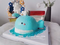 -卡比儿童蛋糕·心意定制·低脂零卡糖动物奶油FancyBALLOON(滨海店)
