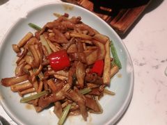 双菇爆鹅肠-大榕树下顺德菜(融创茂店)