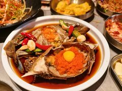 -草家酱蟹炭火烤肉店(珲春南路一店)