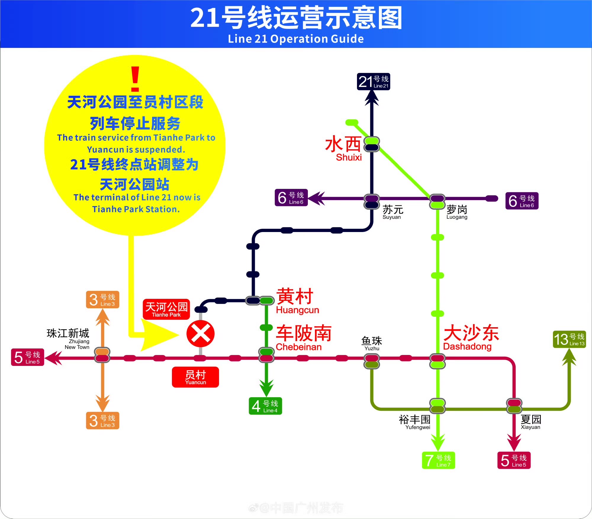 6号线到21号线线路图图片