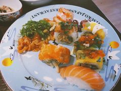 三文鱼寿司细卷拼-松子料理(华威桥店)