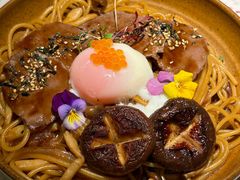 寿喜烧牛肩肉烩意面配温泉蛋-BE BRIGHT KITCHEN(正佳广场店)