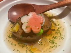鲍鱼牛肝菌蒸物-松涛日本料理