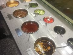 自助调料区-鲜潭蒸汽石锅鱼(五道口购物中心店)