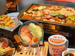 8克拉水果冰茶-探鱼·鲜青椒爽麻烤鱼(银泰城店)