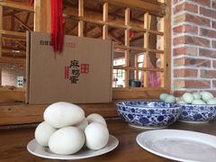 咸鸭蛋-白洋淀锅里口灶台鱼