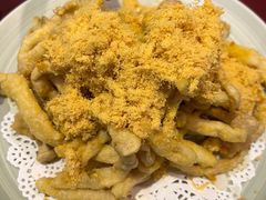 蛋黄焗白玉菇-梧桐树下(云锦世家店)