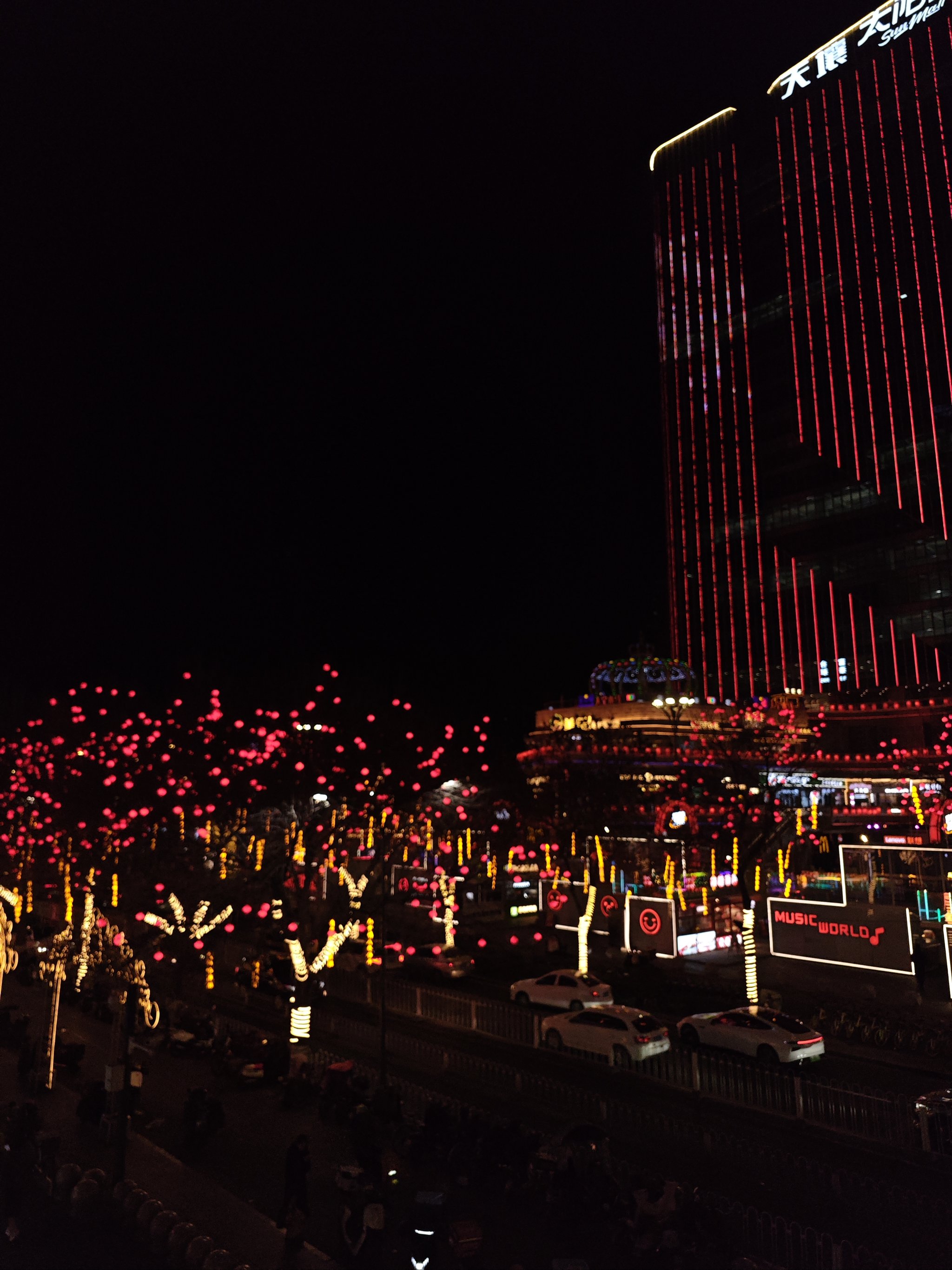 河北夜景 唐山图片