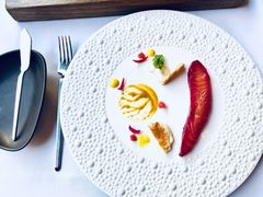 挪威烟熏三文鱼水晶黄瓜香槟奶油-福楼法餐厅FLO