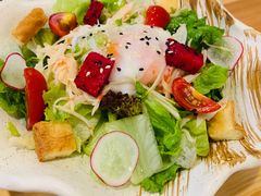 蟹肉温泉蛋沙拉-莺谷日式料理(海宁海昌南路店)