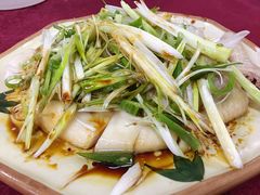 白切鸡的大葱酱油-隆都四季香饭店(碧海路店)
