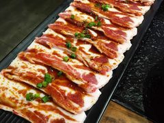 调味猪五花-九田家黑牛烤肉料理(中北镇店)