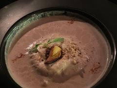 卡布奇诺蘑菇汤配牛肝菌-AZUL by FUEL蓝色·法式酒馆(琶醍店)