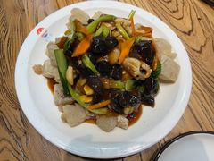 三鲜焖子-小船渔村•大连菜•大连焖鱼(明泽街店)
